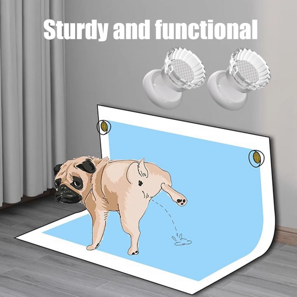Pet Pee Pad Holders Magnetic Dog Potty Training Pad Holders with Strong Magnets Potty Pad Holders for Leg Lifting Dogs