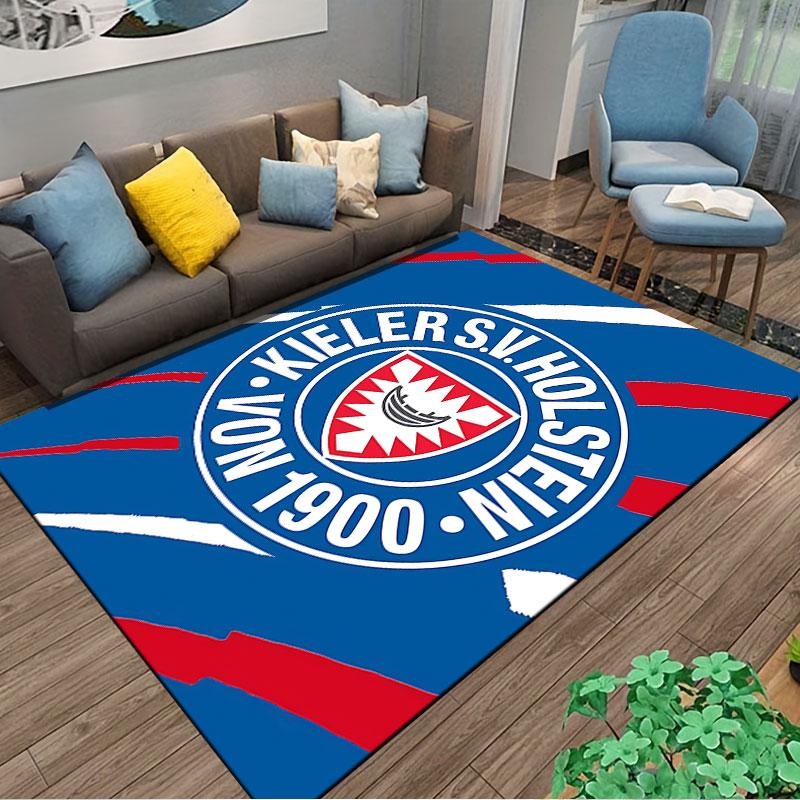 Kieler SV Holstein Logo Carpet Suitable As a Non-slip Mat for the Living Room or Bedroom Sofa