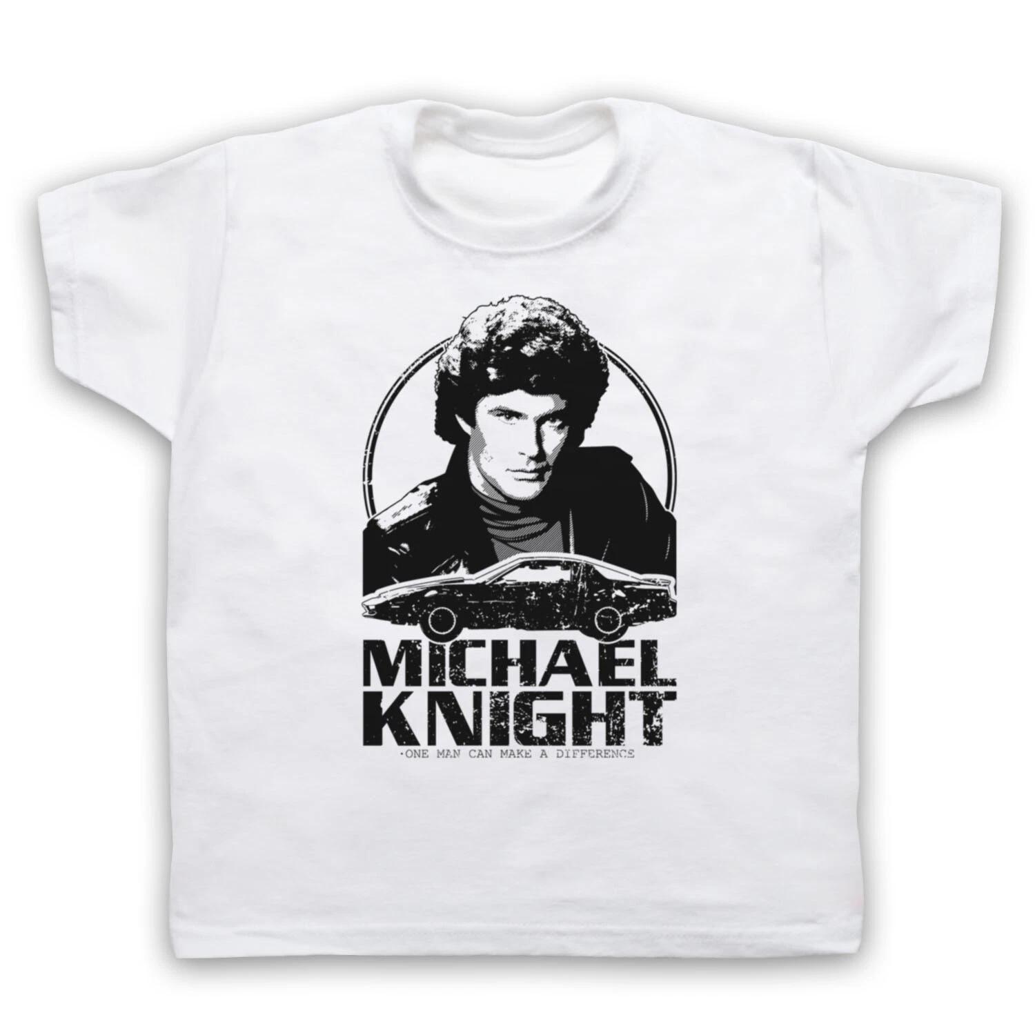 KNIGHT RIDER UNOFFICIAL MICHAEL KNIGHT TRIBUTE HASSEL KIDS CHILDS Boys Baby Children T-shirt 130
