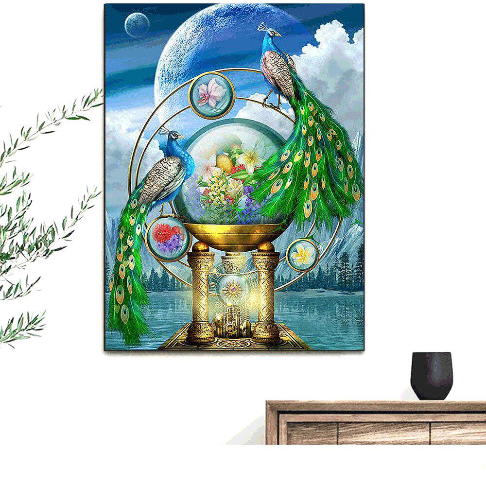 Pictură cu diamant 5d Imagini rotunde, cu strasuri, animale, seturi de punct de cruce