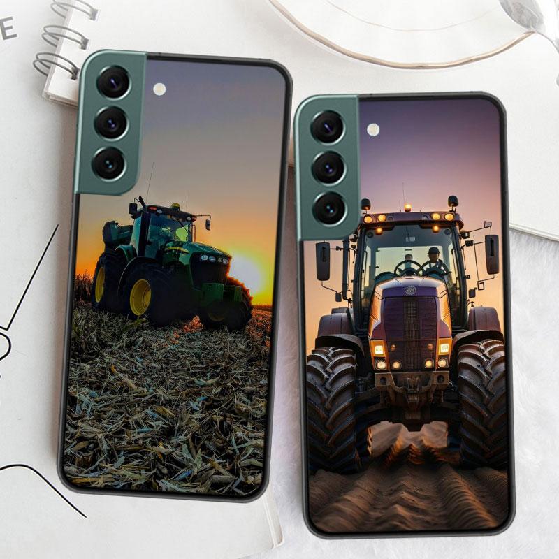 Farm Machinery Harvesters Phone Case For Samsung Galaxy S22 S25 Ultra S21 S10 Plus S26 Edge S20 S23 S24 FE Cover Silicone So