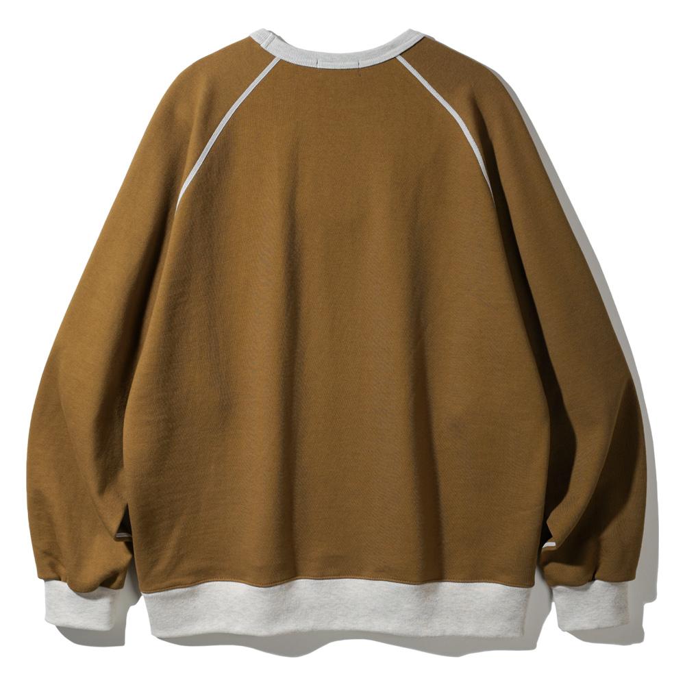 BAKKEN Coloration Raglan Sweatshirt Bk5980_Dark Mustard