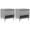 VidaXL Bedside Tables 2 Pcs Sonoma Grey 50x46x50cm Engineered Wood 819545
