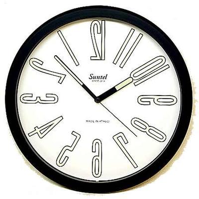 Suntel Wall Clock Black 32×4cm