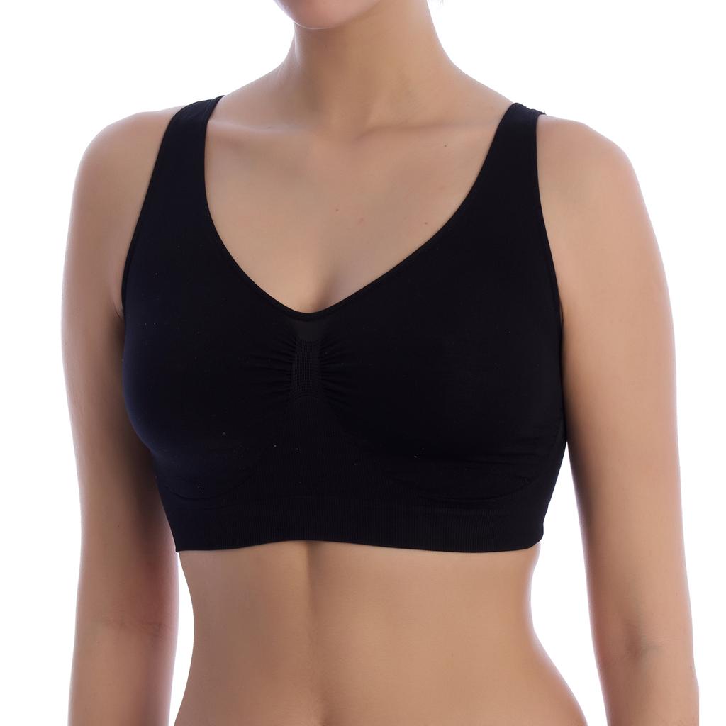 TELMA Nahtloses BH-Top für Damen