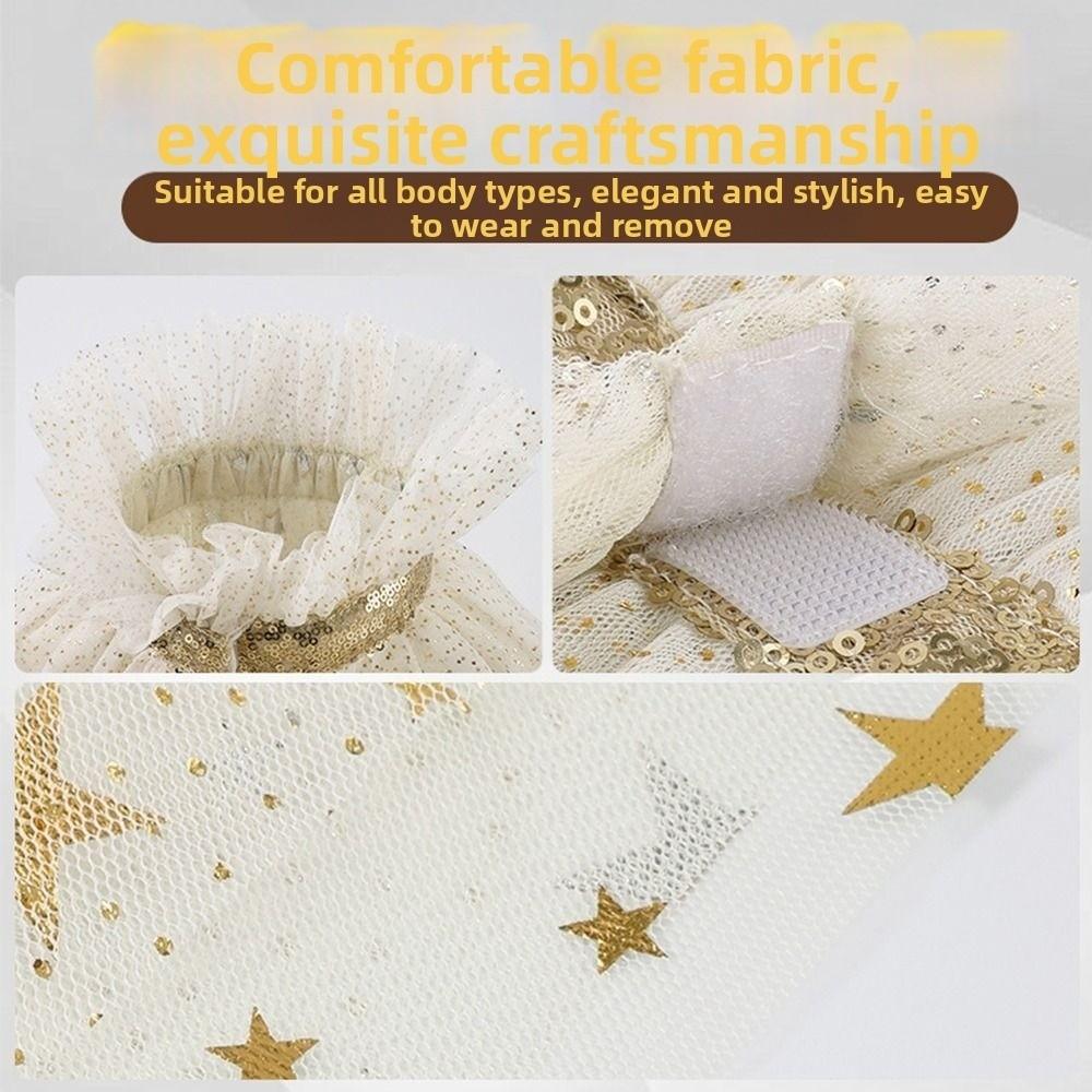 Niedlicher Kinderkostüm Umhang Mesh Elegantes Kleid Cape Neu Mädchen Prinzessin Umhang Karnevalsparty