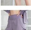 2023 Women's Summer High-Waist Running and Yoga Shorts - Breathable, Anti-Exposure, Two-Piece Design
