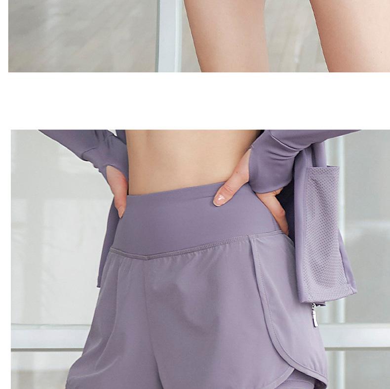 2023 Women's Summer High-Waist Running and Yoga Shorts - Breathable, Anti-Exposure, Two-Piece Design