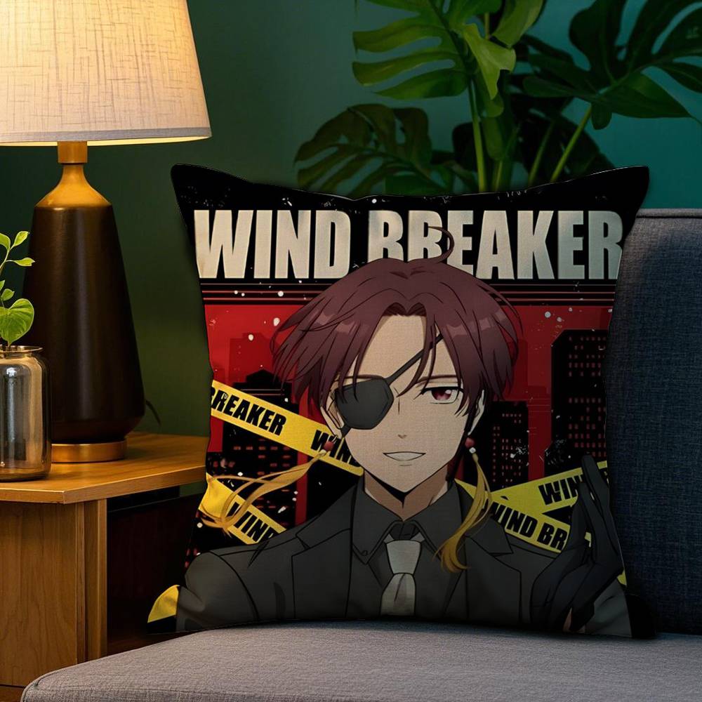 

W-Wind Breaker W-Webtoon Pillow Case Plush Fabric Soft Double Sided Print Sofa Cushion Cover Throw Pillow Covers 12x12Inch