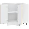 Corner Kitchen Base Cabinet Kalmar Artisan Oak Particleboard