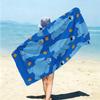 1Pc Blue Cookie Monster Beach Towel Microfiber Beach Towel Thin Absorbent For Beach Swimming Yoga Bath Sports 0917246