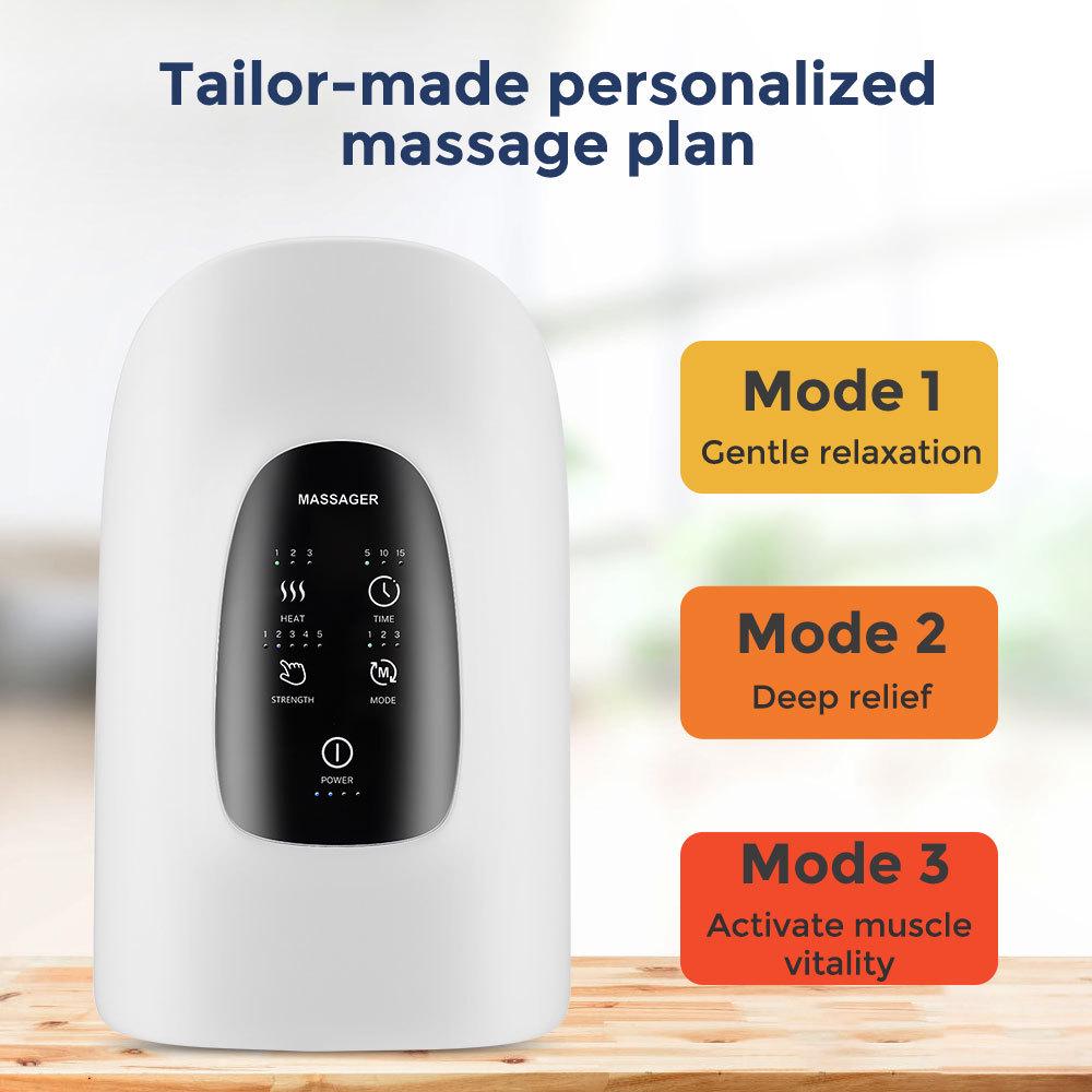 Smart Air Pressure Hand Massager with Heating and Acupoint Kneading