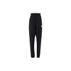 Logo Print Breathable Woven Casual Pants Kids Bottoms Black HF6420010
