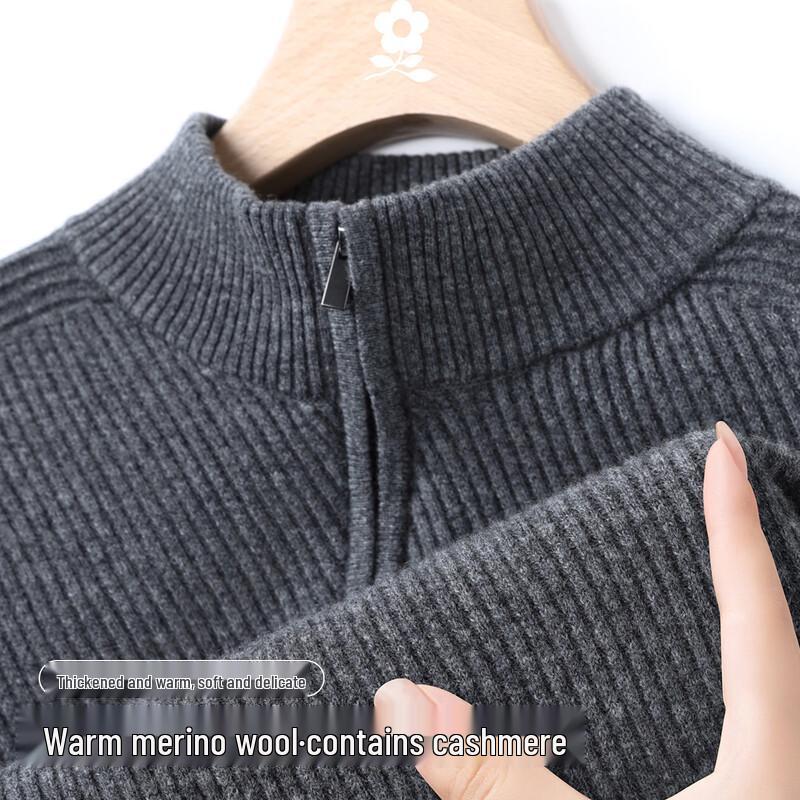 

MONTAGUT Men s Merino Wool & Cashmere Blend Knit Cardigan L