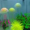 Fish Tank Decorations Artificial Glowing Moon Jellyfish  Fish Tank Ornaments