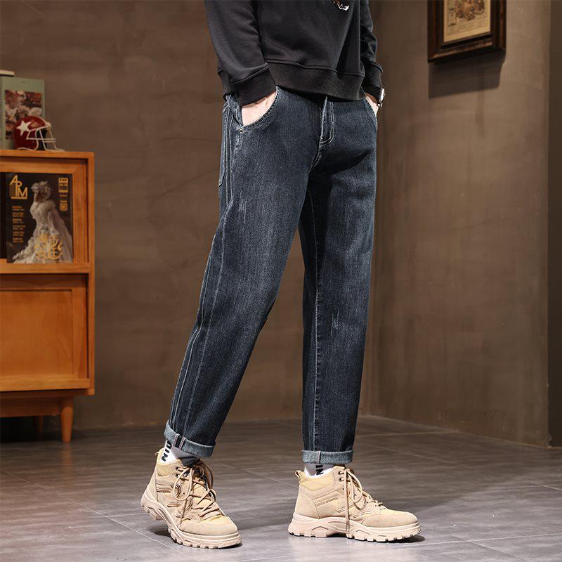 Men's Plus Size High-Quality Trendy Spring and Autumn Jeans