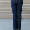 Girls Winter Denim Long Pants Kids Thicken Warm Thick Leggings Fleece Elastic Waist Trousers