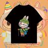 Labubu cartoon print short-sleeved t-shirt unisex top