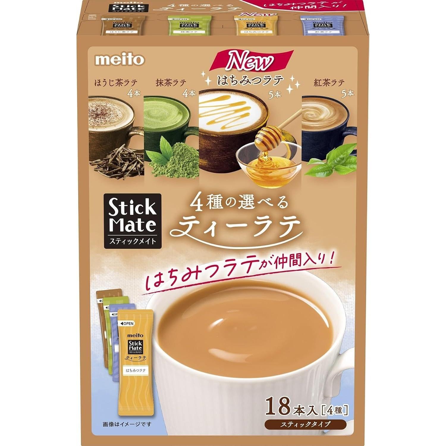Meito Stick Mate Tea Latte Assortment 18P