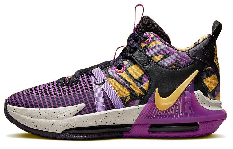 Nike LeBron Witness 7 Se  Lakers Graffiti  Gs FD0209-001 37.5
