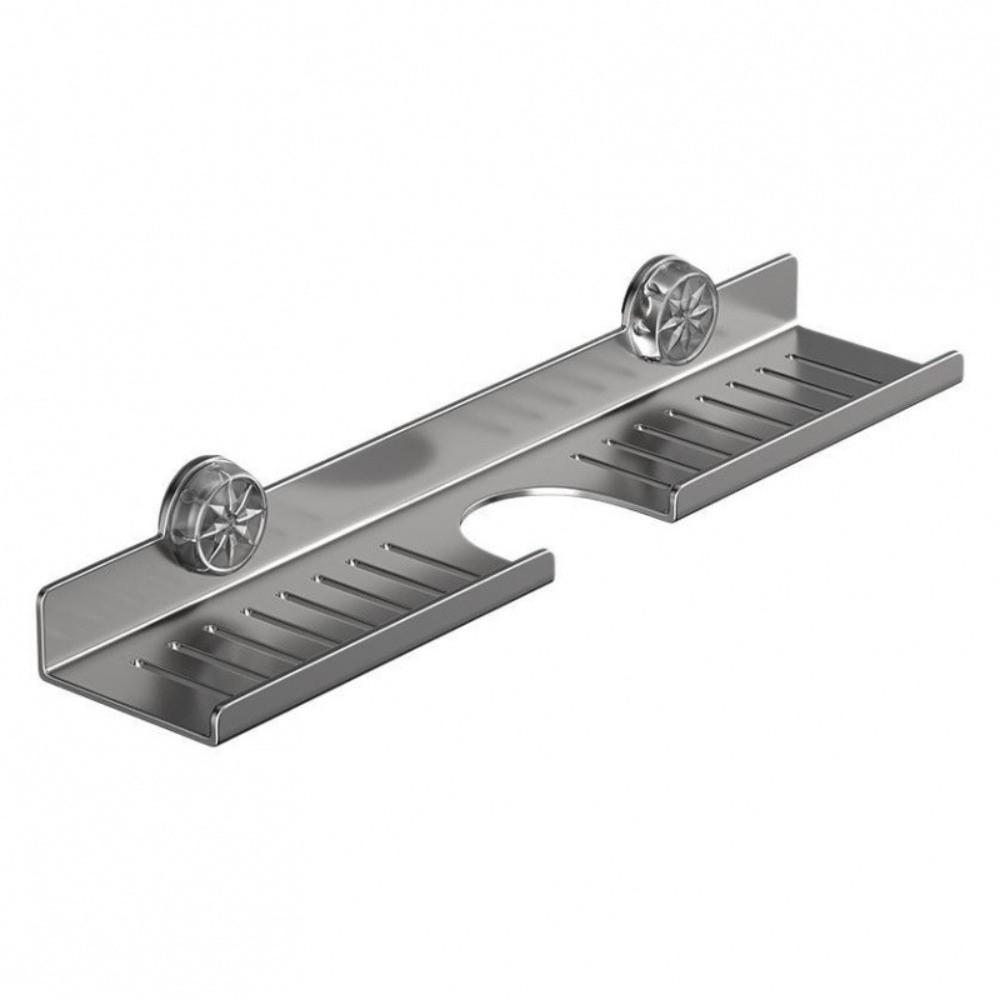 Wall Mounted Suction Cup Storage Shelf Waterproof Washbasin Countertop Shelves  Makeup