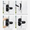 With Key Security Restrictor Lock Zinc Alloy Safety Locks Lock Buckle T-Lock  Home Security