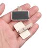 DIY Craft Price Stand Label Wooden Notice Sign Message Note Clip Chalkboard Mini Blackboard