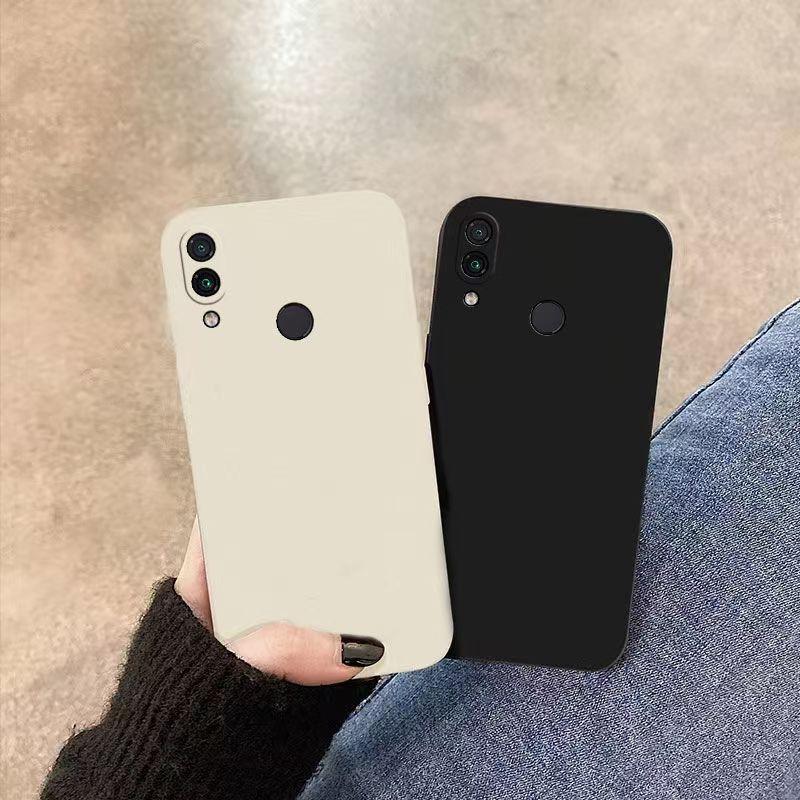 Square Matte Silicone Case For Xiaomi Redmi Note 6 Pro Cover Case