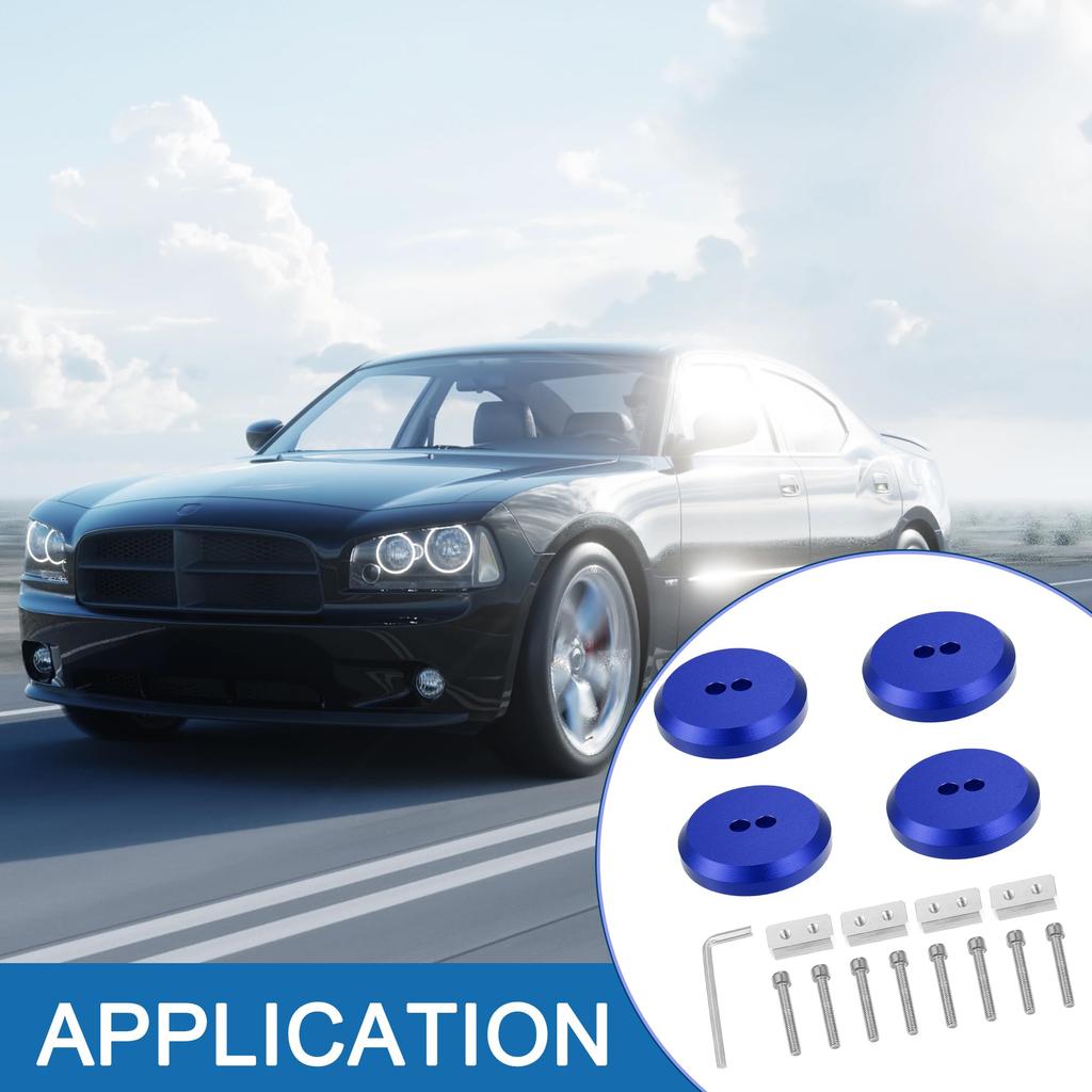 ABSOPRO Jack Jack Jack Lift Jack Lift Point Pad Adapters for Chevrolet Corvette C5 C6 C7 C8 Z06 ZR1 Blue of Pads, Packs, Pads, 1997-2020 (Set 4)