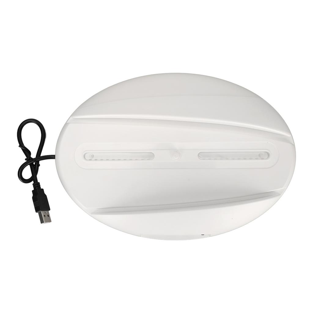 LED Vertical Stand Stylish Plug and Play Console Docking Station with 3 USB2.0 Ports Colorful Light for PS5 Consoles