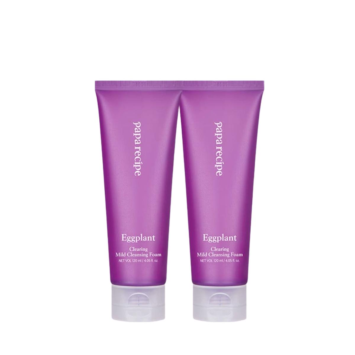 

[Duo Set] Papa Recipe Eggplant Clearing Mild Cleansing Foam 120ml x 2ea
