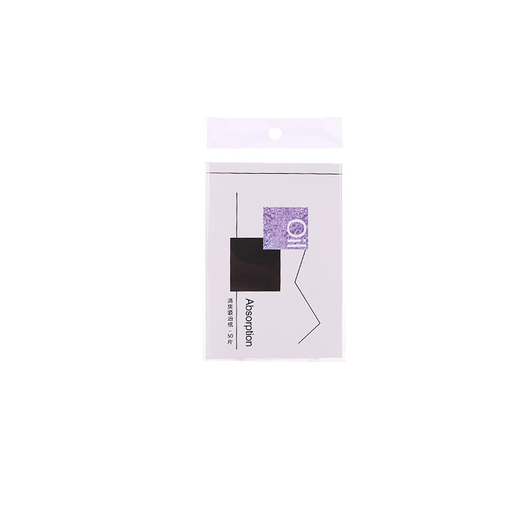 Ladies With Fresh Face Greasing Paper Oil Absorbent Paper In 50 Pieces