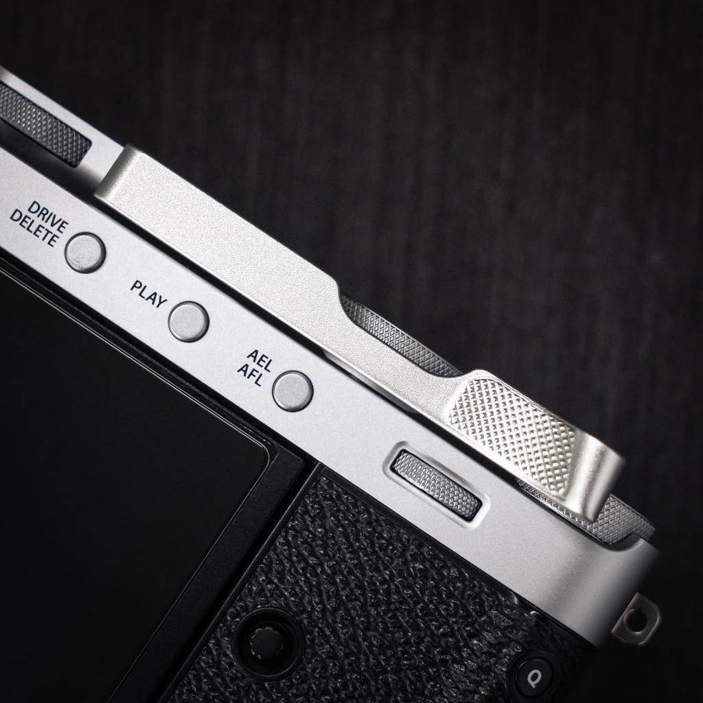 Iborrys Thumb Up Compatible with FUJIFILM and Fujifilm XE5 Dedicated Thumb Shoe Unique Retro Diamond Engraving Enhanced Shooting Stability Grip, X-E5