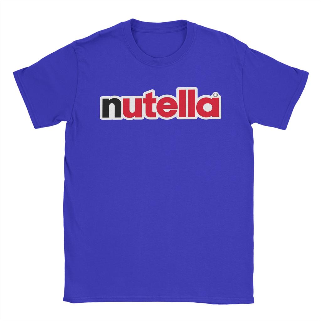 Nutella Logo TShirt Beach Cotton TShirts For Unisex Fashion Pattern Tshirt Short Sleeve Streetwear Tees