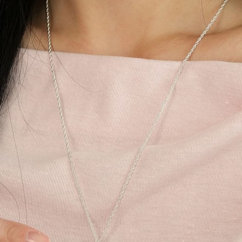 

BELLOOGGI Bold ribbon necklace(long) 54cm~58cm