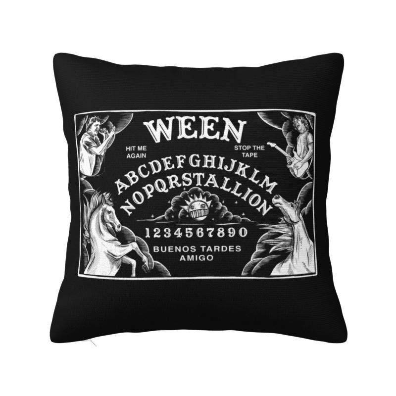Ouija Spirit Board Pouzdro na polštář Pohovka Halloween čarodějnictví Okultní severský povlak na polštář čtvercový povlak na polštář