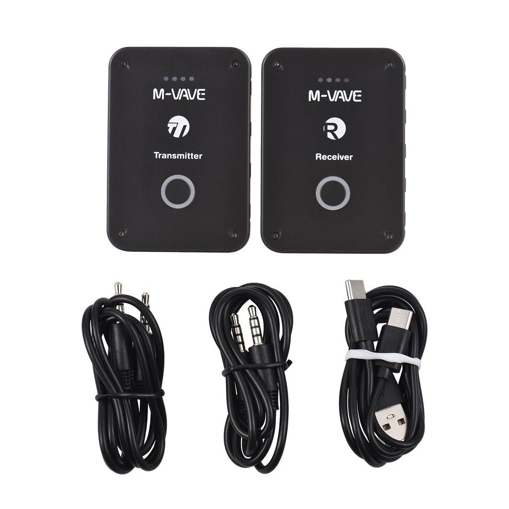 Wireless Earphone Monitor Transmit System Rechargeable 2.4GHz Transmitter and Receiver Mono Stereo Switch 24bit 48KHz