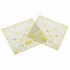 2pcs 15cm x 15cm Square Quilting Ruler plastic Quilting Tool Easy Fabric Cutting Ruler  For Sewing