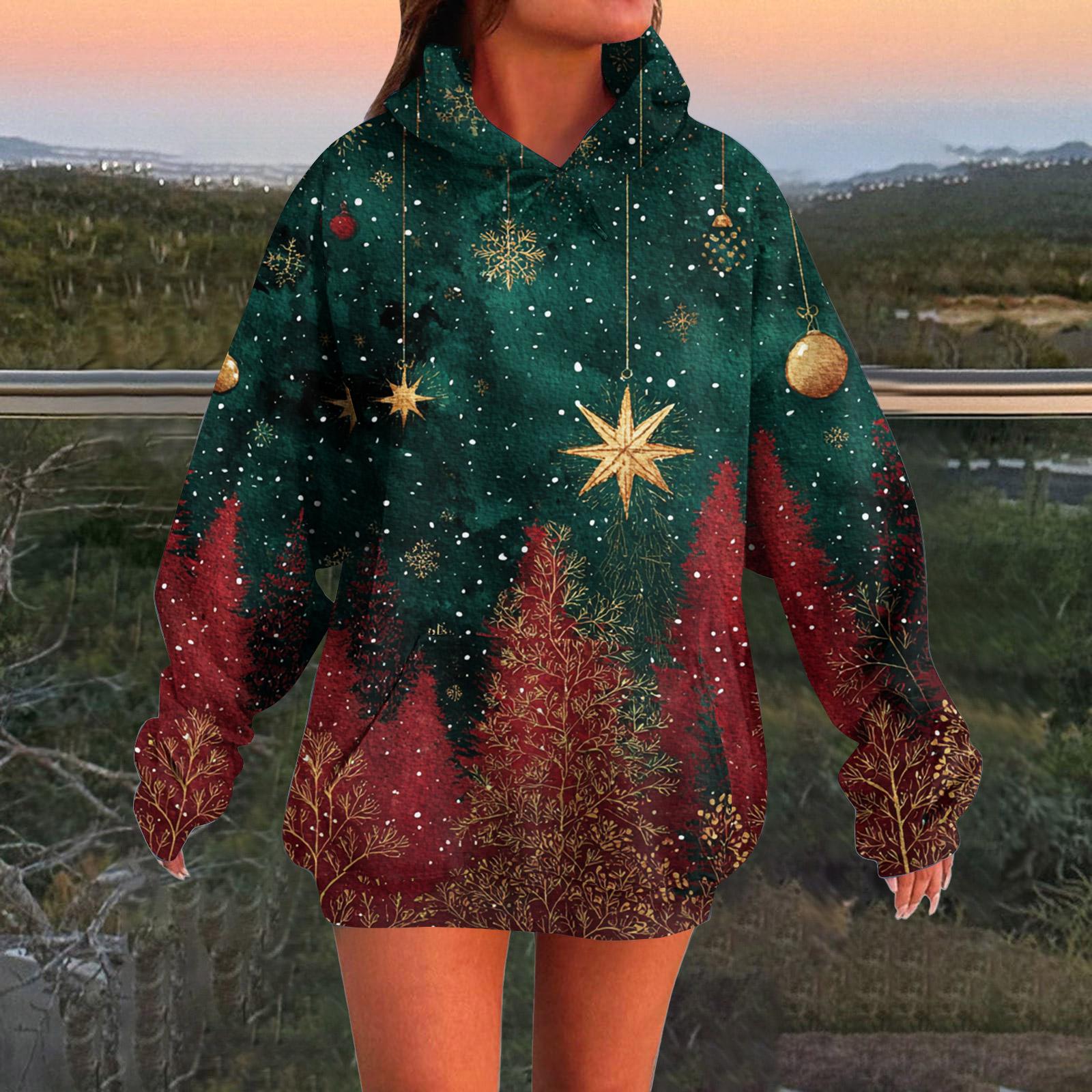 

Женские модные повседневные универсальные повседневные толстовки с круглым вырезом, топы с длинными рукавами и принтом L армия зеленый