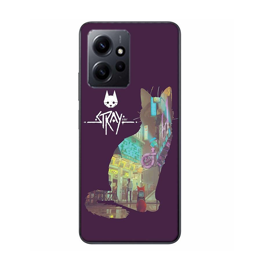 Game S-Stray Cat Phone Case For Redmi Note 14 15 Pro 5G 13 12 Pro Plus 11 11T 11E 11S 10 Pro 10S 9 9S Cover Cell Clear TPU Capa
