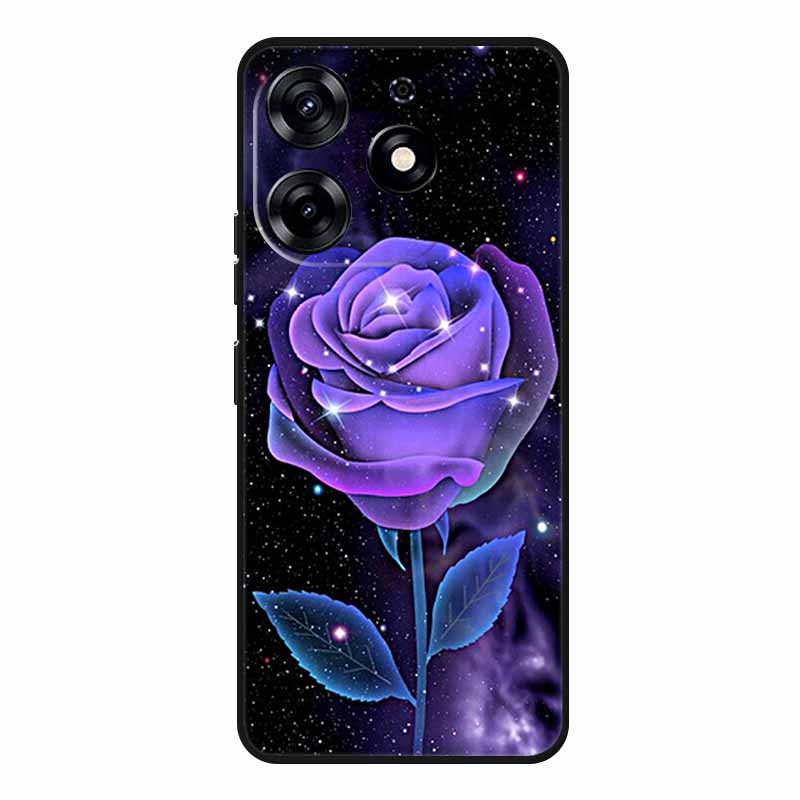 For Tecno Spark 20 Pro Case Wolf Soft Silicone TPU Back Cover Phone Cases For Tecno Spark20 Pro KJ6 Cute Animals Protector Funda