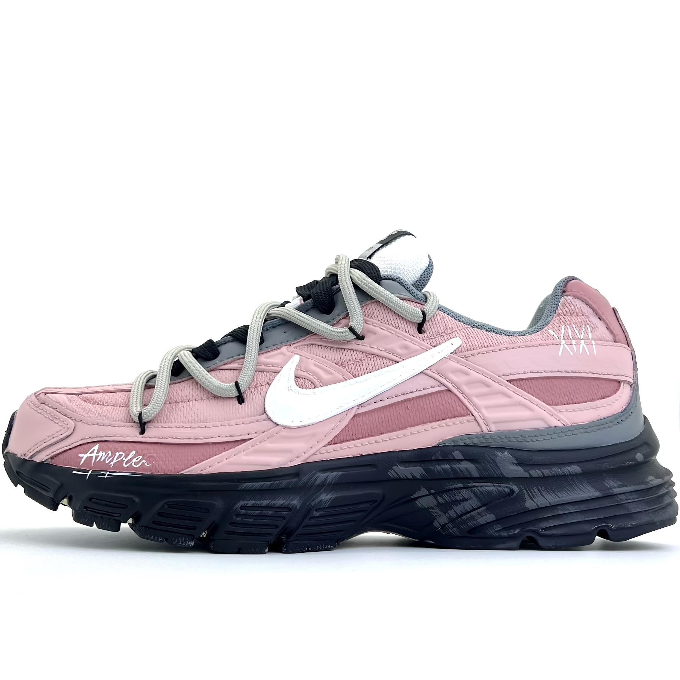 

Nike Initiator Leather, Textile Cushioning, Wear Resistant Low top Long Distance Running Shoes Unisex Dusty Pink IO7609-101(Team1716-) 43