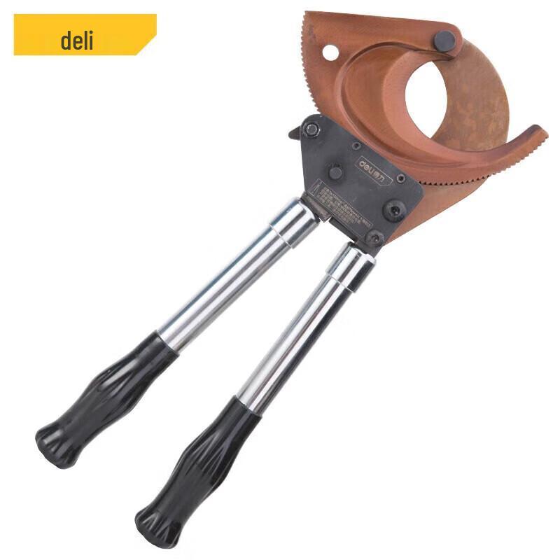 Deli 75mm Ratchet Gear Cable Cutter