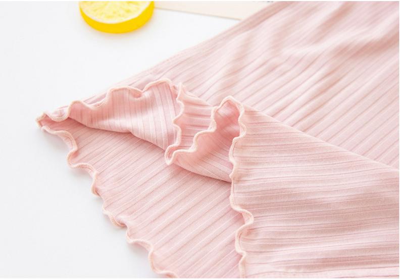Children's Summer Strappy Tank Top with Sweet Bow - Comfortable Modal Fabric