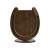 Photo Accent Stand 5.51 X 6.30 In Western Room Piece with Wooden Horse Shoe Outline for Desk Shelf Use Indoors