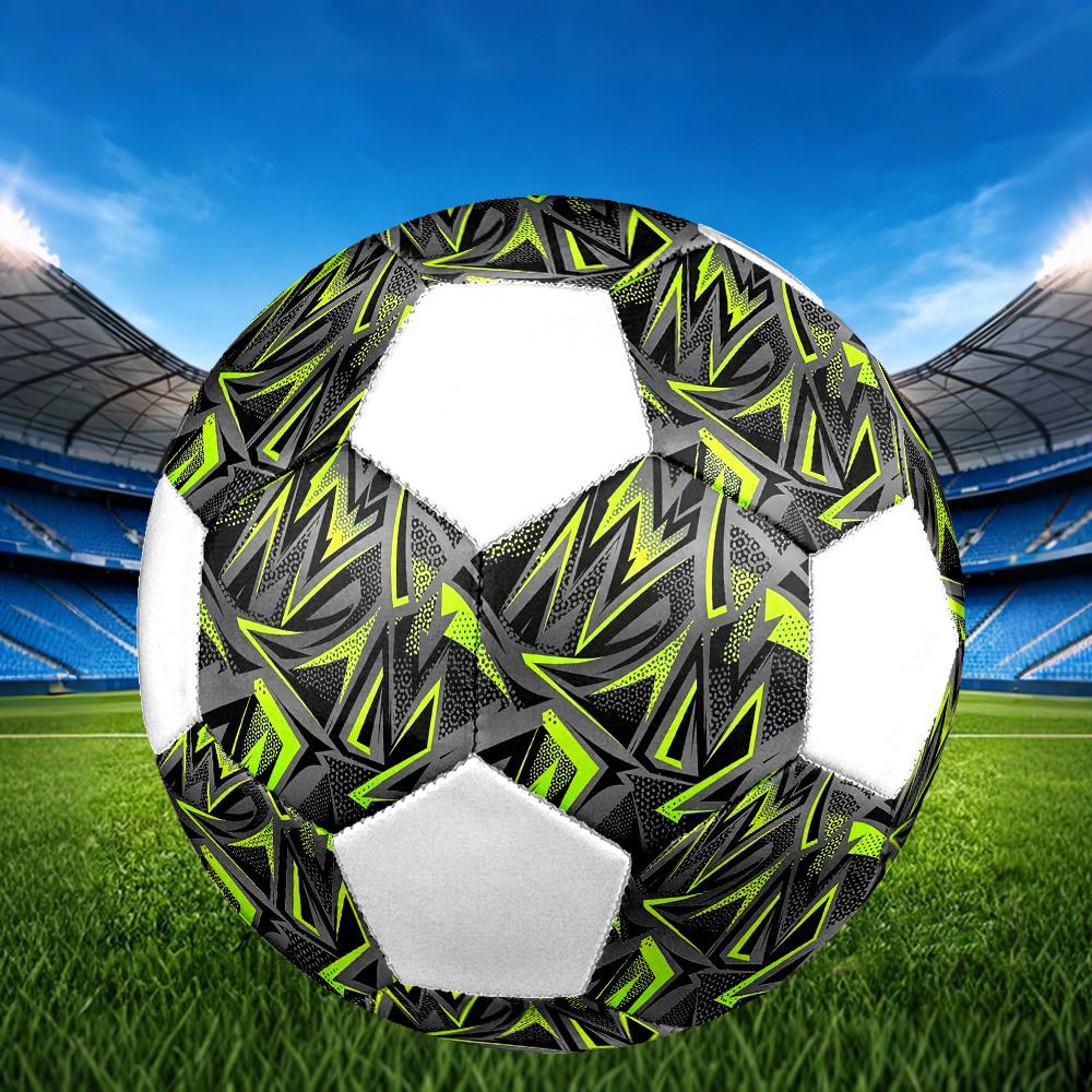 1pc Abstract Neon Lightweight PVC Training Soccer Ball, Size 5, Suitable for Indoor and Outdoor TrainingGift Y60362