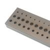 36 Holes Riveting Stake with Multiple Hole Sizes Punching Plate Punch Tool Watchmaker