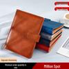 A5 Leather Hardcover Notebook - Thick, Detachable, Simple Business Office Diary