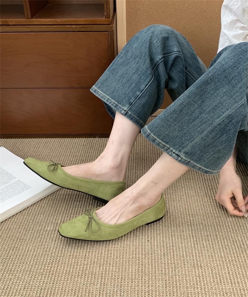 

French Gentle Pink Mary Jane Shoes Fairy Skirt Ballet Shoes Rose Shoes 39 зелёный