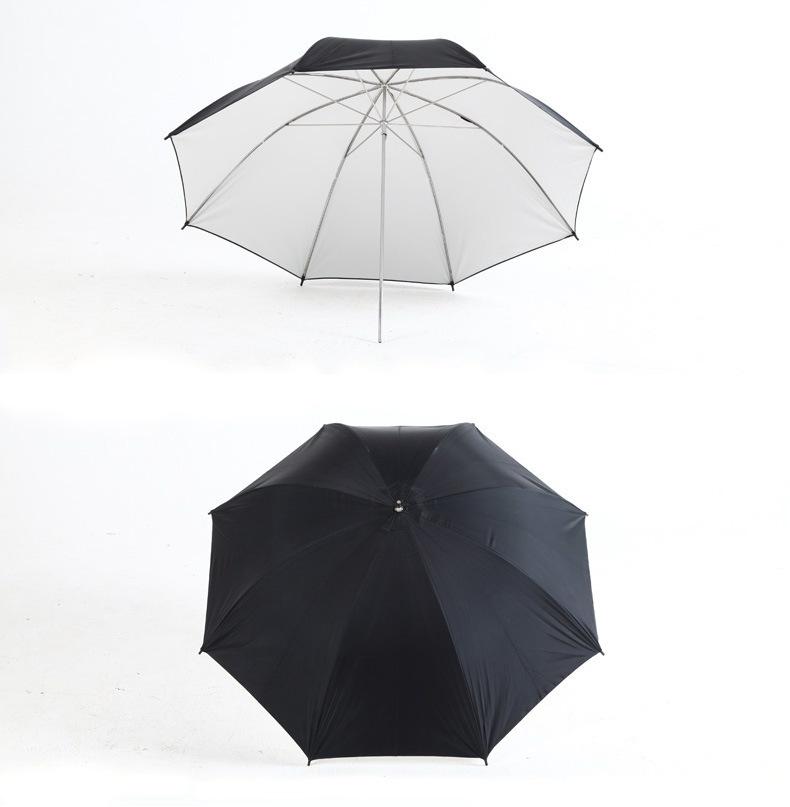 Black & White Reflective Photography Umbrella - Studio & Outdoor Parabolic Diffuser